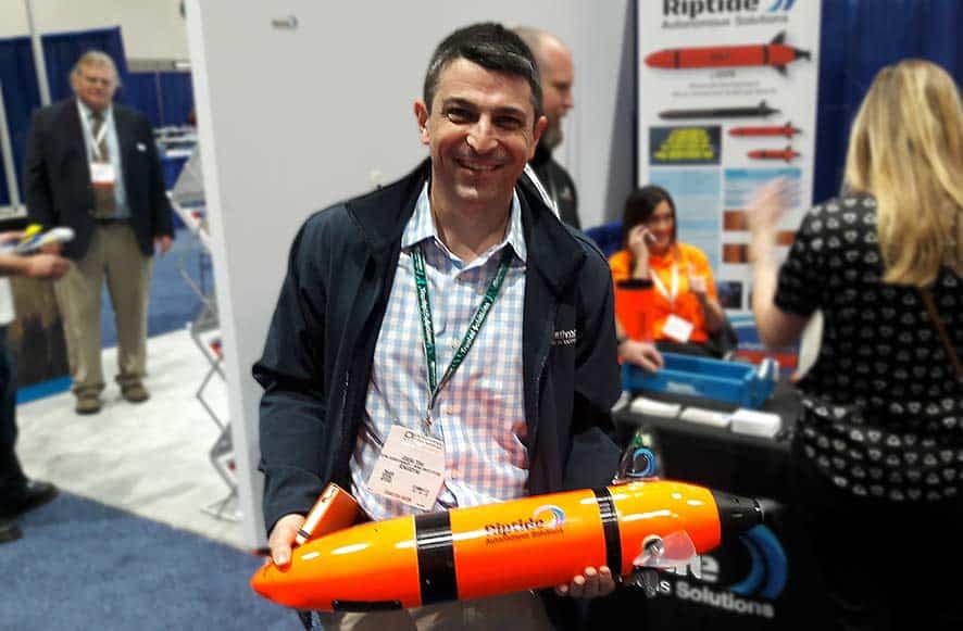 Oceans of AUVs at Ocean Business