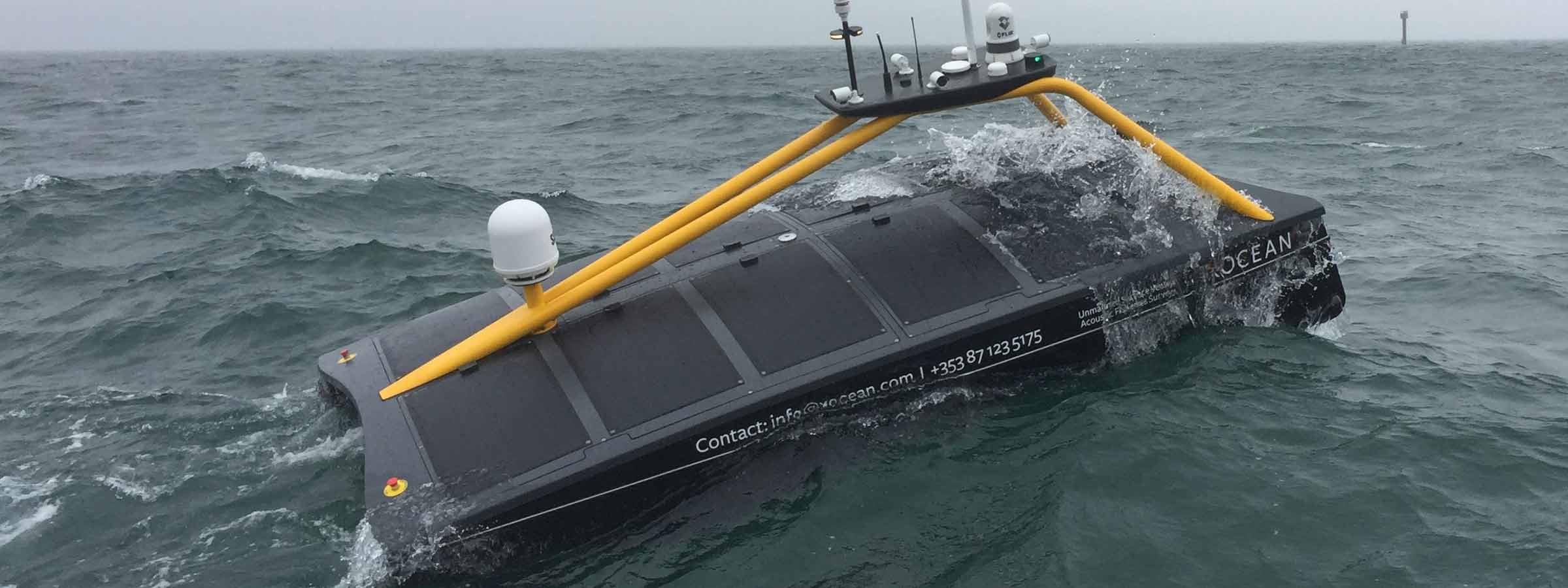 Unmanned offshore data harvesting in the North Sea