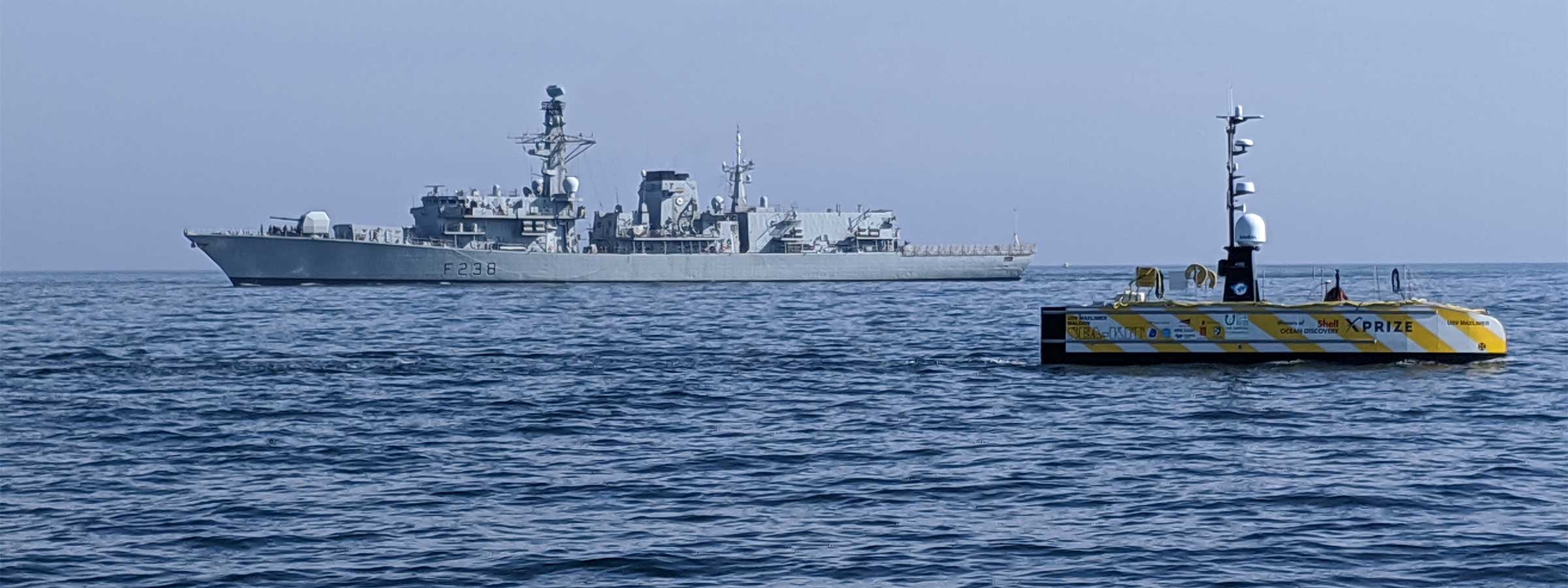 Sonardyne tests navigation systems for autonomous surface vehicles for UK MOD